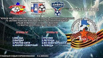 Продолжается серия турниров Федерации футбола г. Ростова-на-Дону